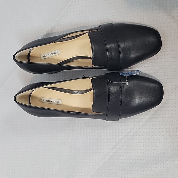 Alex Marie Airfit Perison Pumps Loafers, black leather size 8 womens - Picture 4 of 10